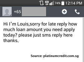 Loan Shark SMS - Sorry for the Late Reply