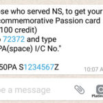 NS50 PAssion Card Message