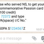 NS50 PAssion Card – WhatsApp