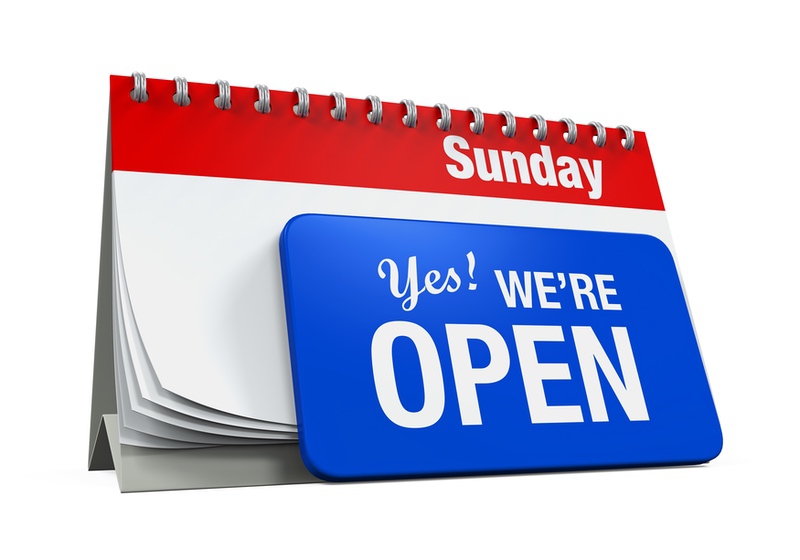 Open on Sunday