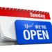 Open on Sunday